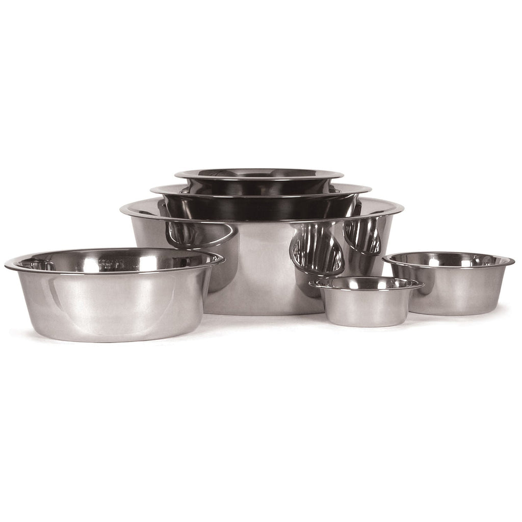 Jeffers Standard - Weight Stainless Steel Food & Water Pet Bowls - Mascotitas