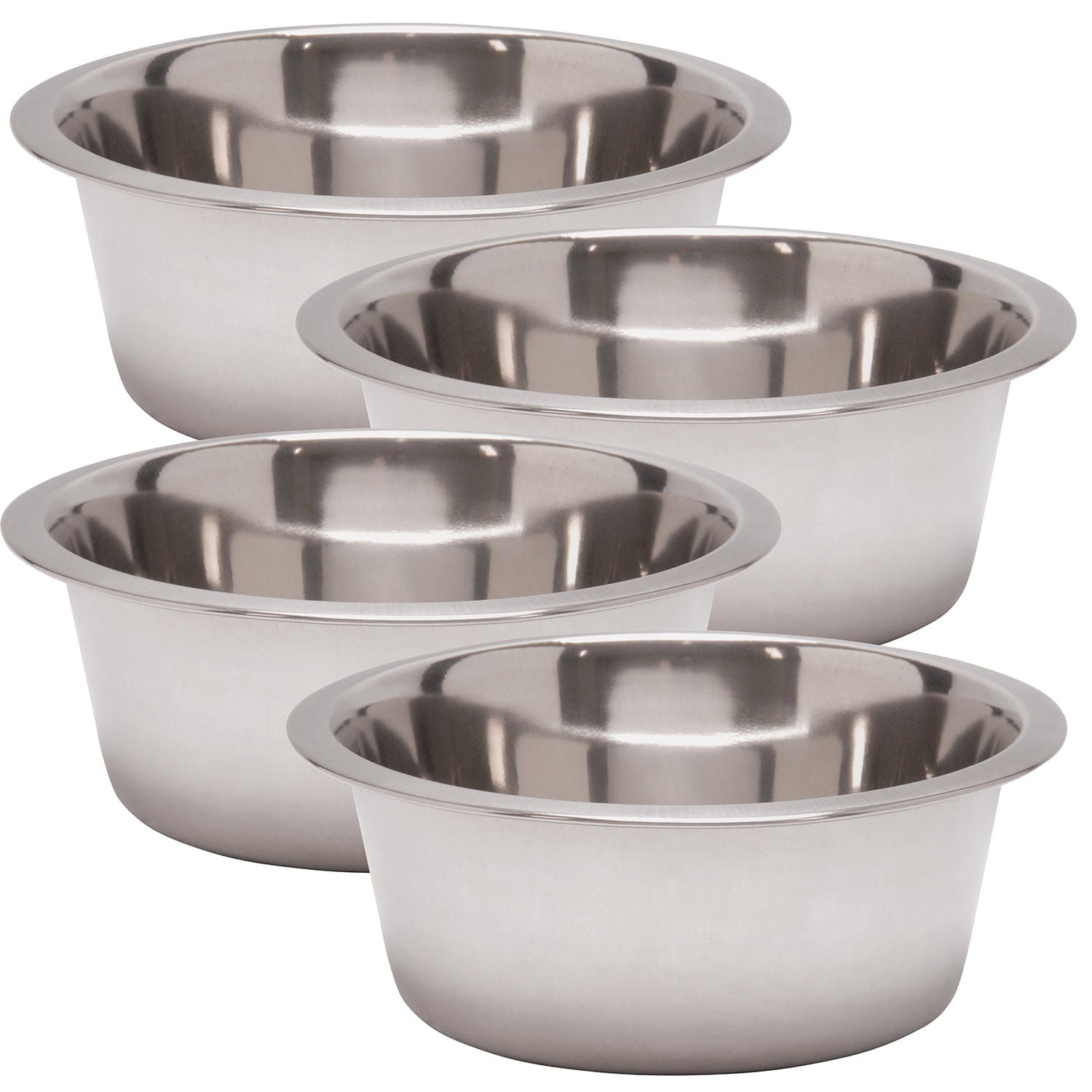 Jeffers Standard - Weight Stainless Steel Food & Water Pet Bowls - Mascotitas