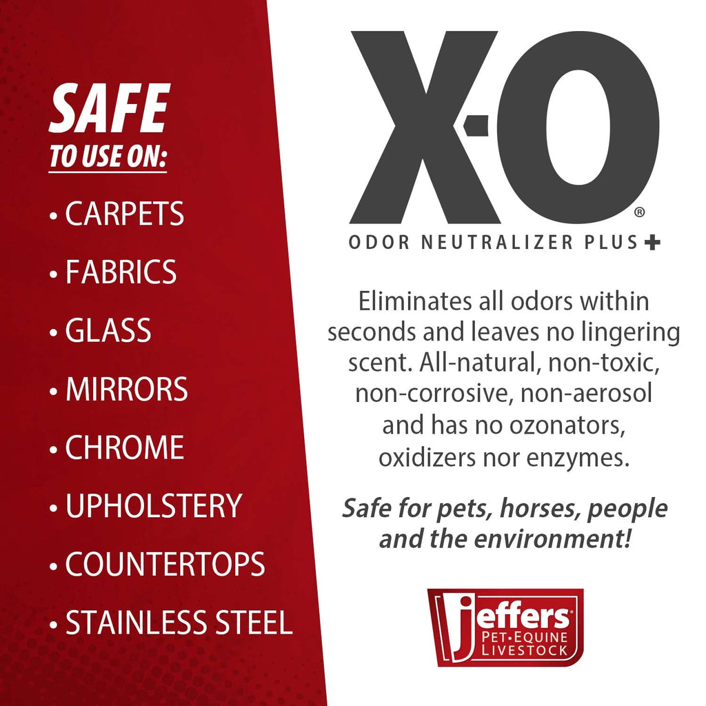 Jeffers X - O Pet Odor Neutralizer Plus + Cleaner Concentrate - Mascotitas