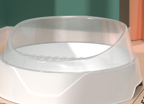 Large Semi - Enclosed Cat Litter Box with Shovel - Mascotitas