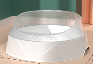 Large Semi - Enclosed Cat Litter Box with Shovel - Mascotitas