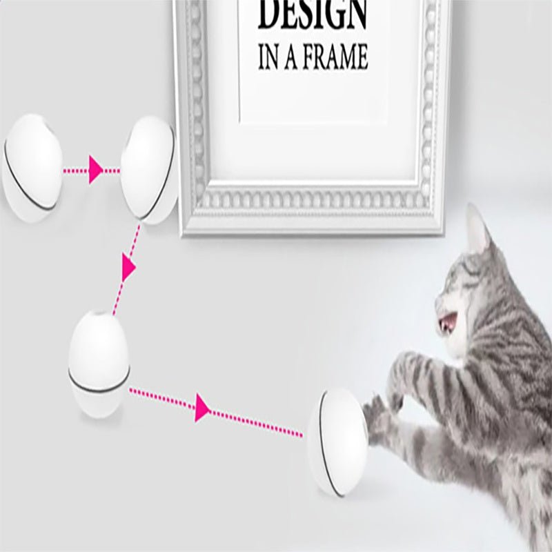 LED Laser Electronic Rolling Pet Funny Cat Toy Ball - Mascotitas