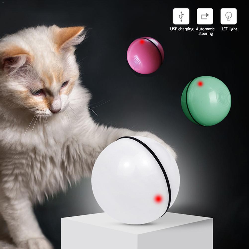 LED Laser Electronic Rolling Pet Funny Cat Toy Ball - Mascotitas