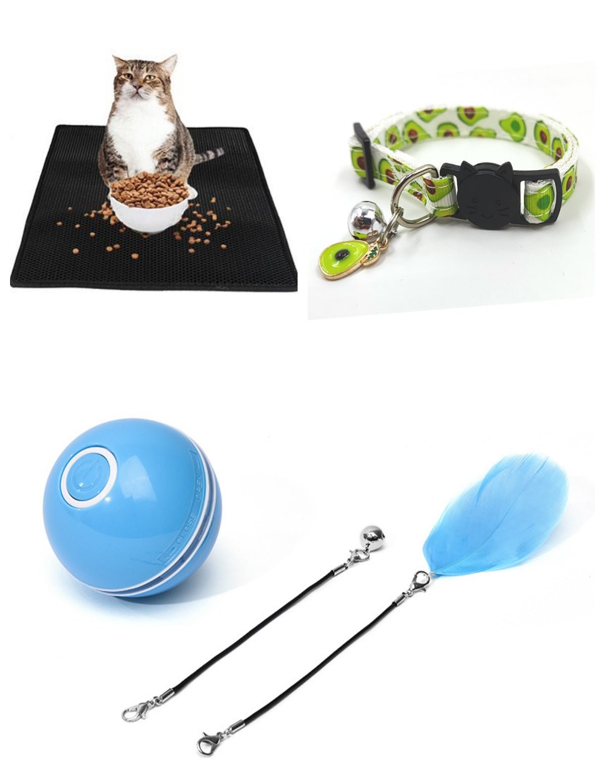 LED Laser Electronic Rolling Pet Funny Cat Toy Ball - Mascotitas