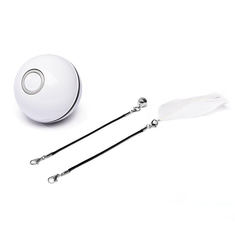 LED Laser Electronic Rolling Pet Funny Cat Toy Ball - Mascotitas