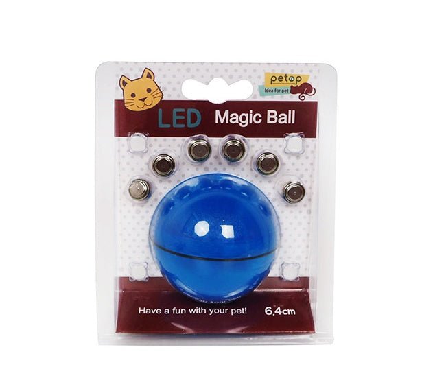 LED Laser Electronic Rolling Pet Funny Cat Toy Ball - Mascotitas