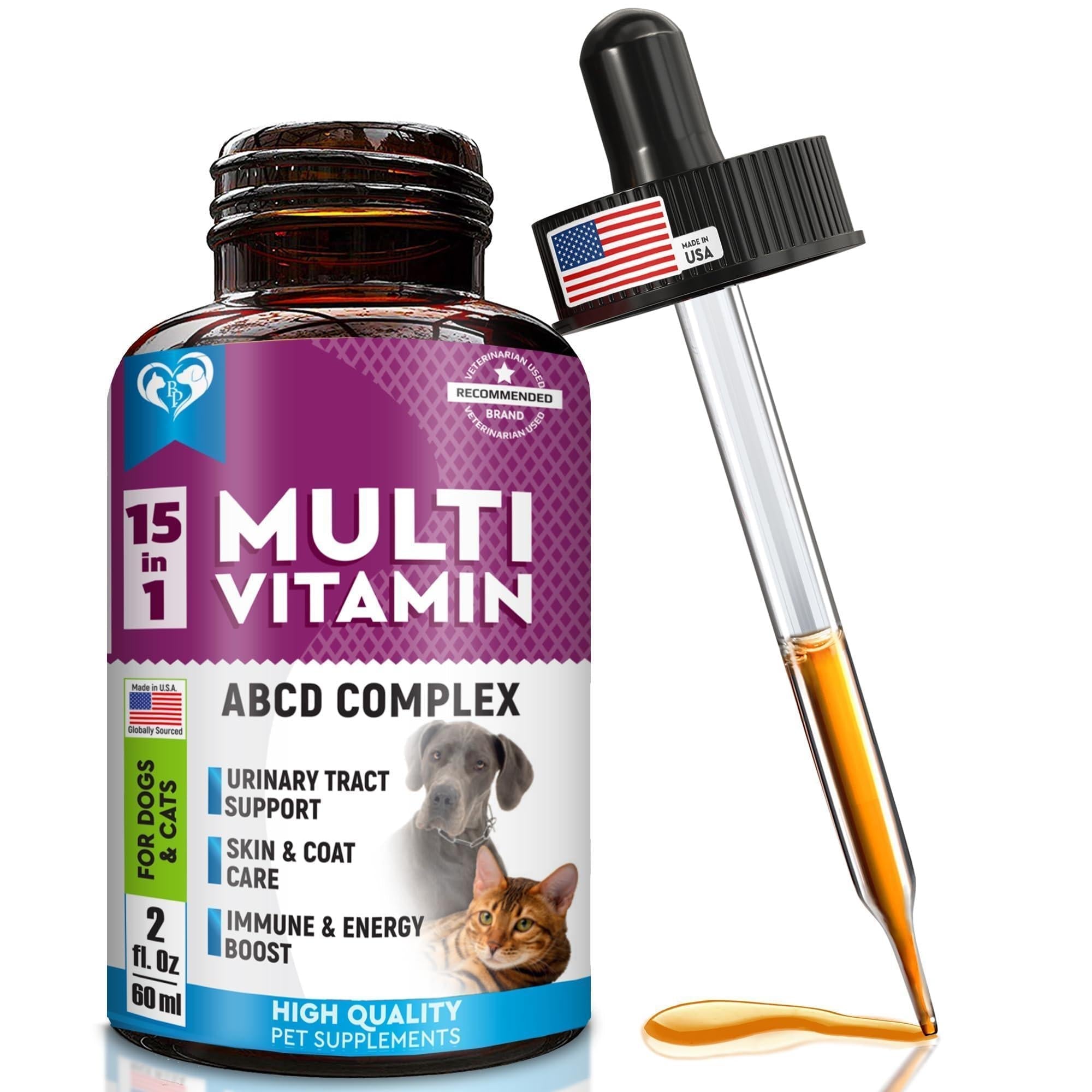 Liquid Multivitamin with Glucosamine for Pets - Mascotitas