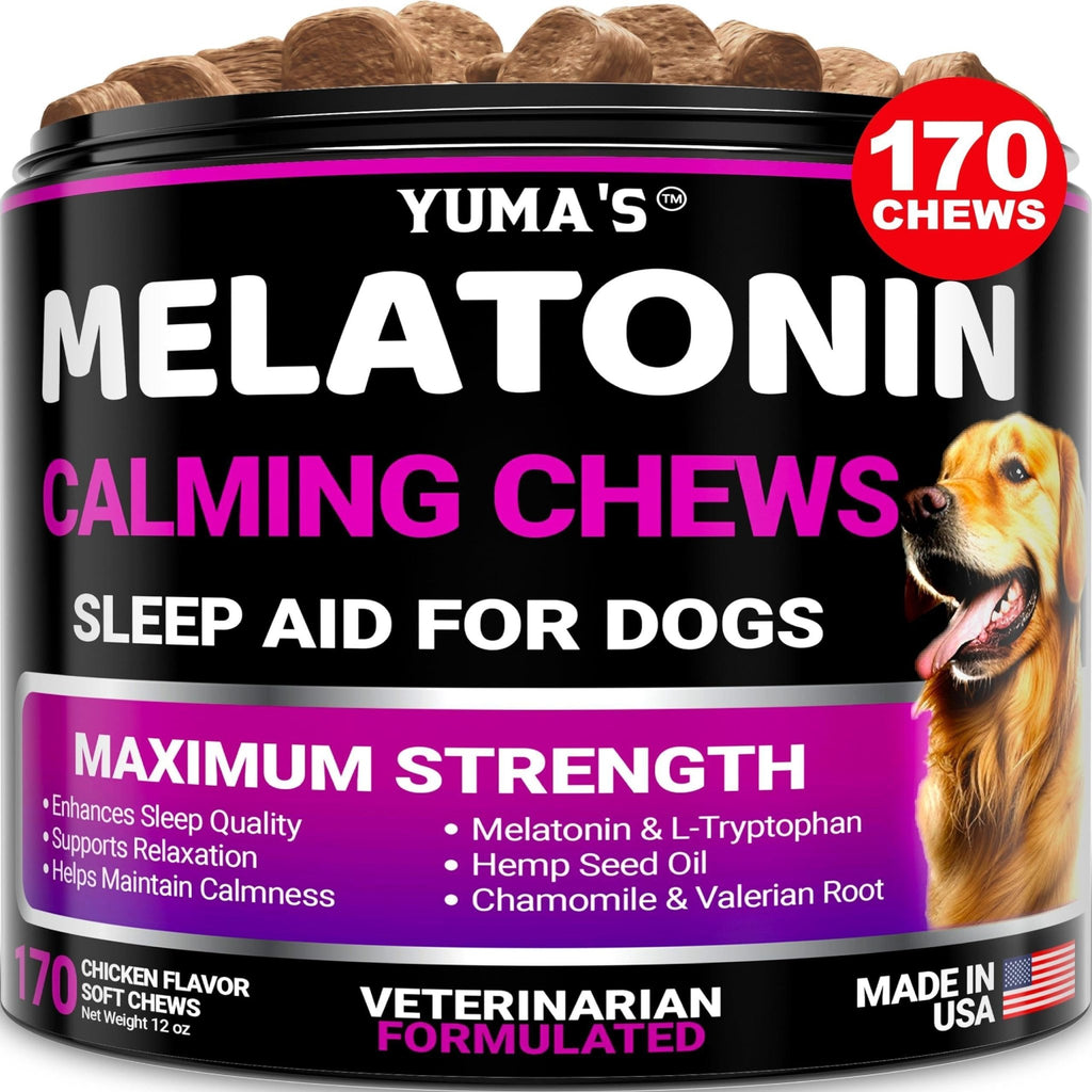 Melatonin Calming Chews for Dogs — 170 Count - Mascotitas