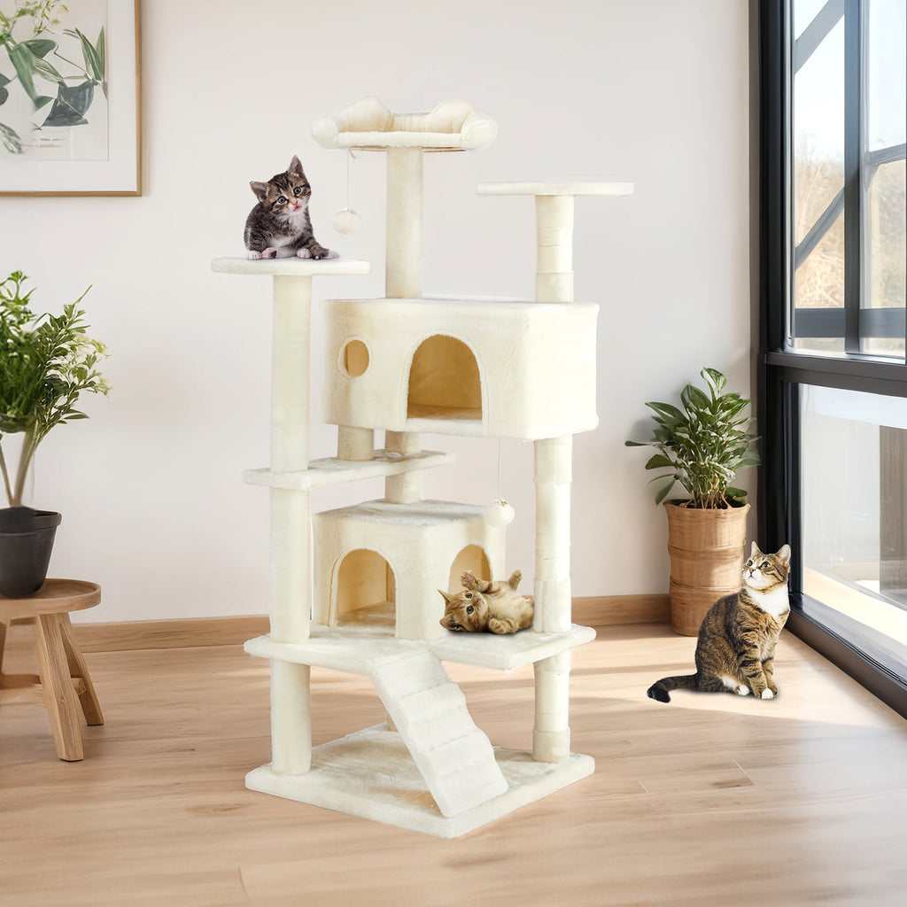 Multi Functional Cat Treehouse Cat Climbing Frame - Mascotitas