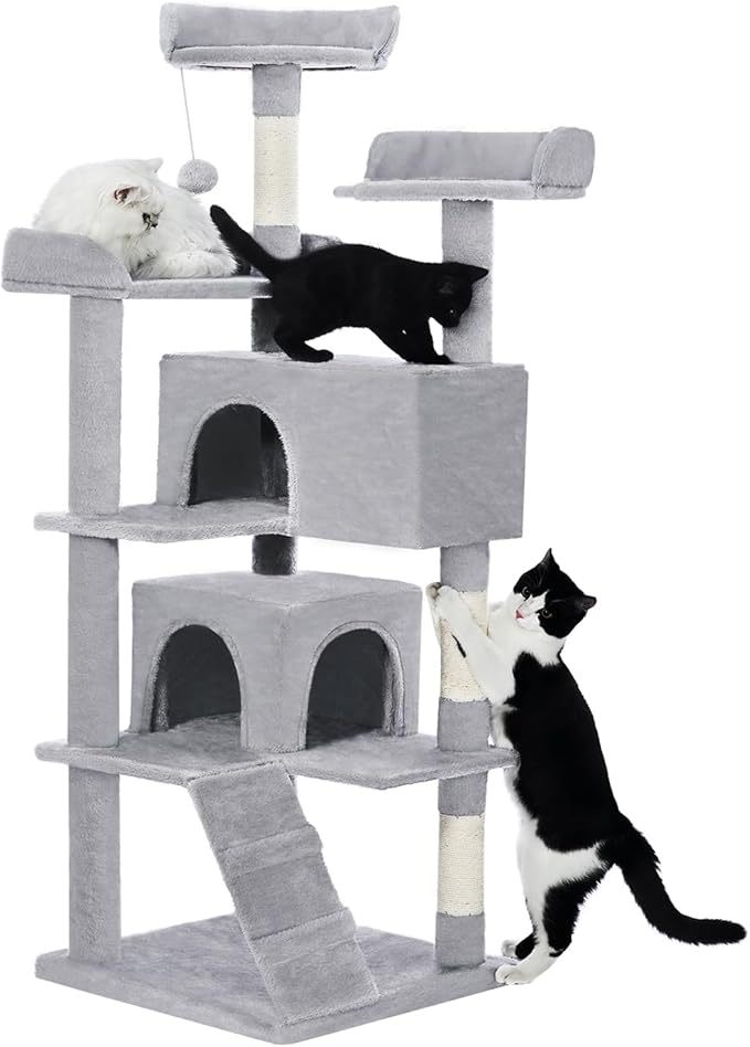 Multi - Level Cat Tree with Scratching Posts - Mascotitas