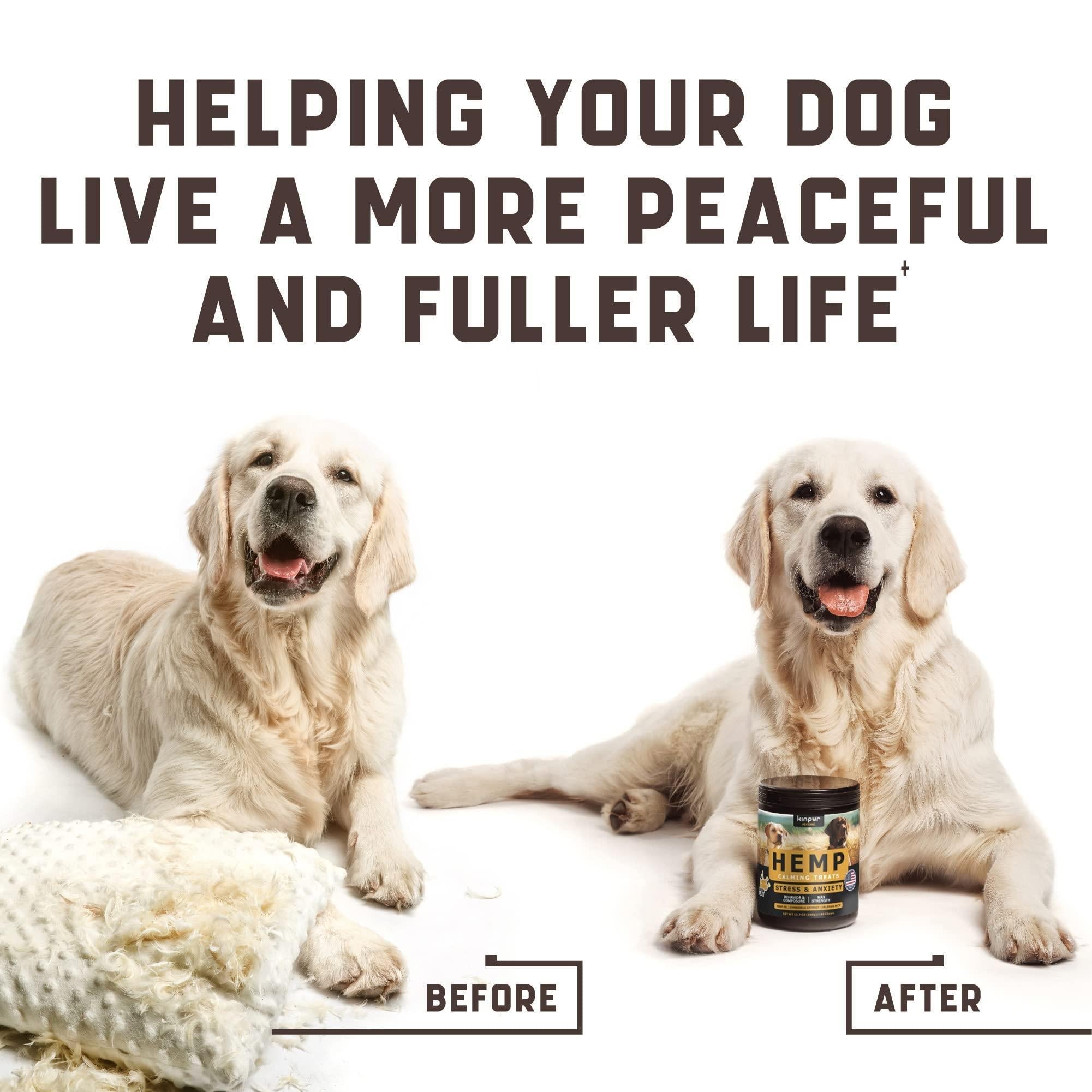 Natural Calming Chews with Hemp & Valerian Root - Mascotitas