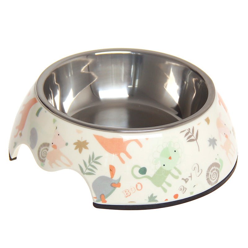 Non - Slip Dual - Use Stainless Steel Pet Bowl - Mascotitas