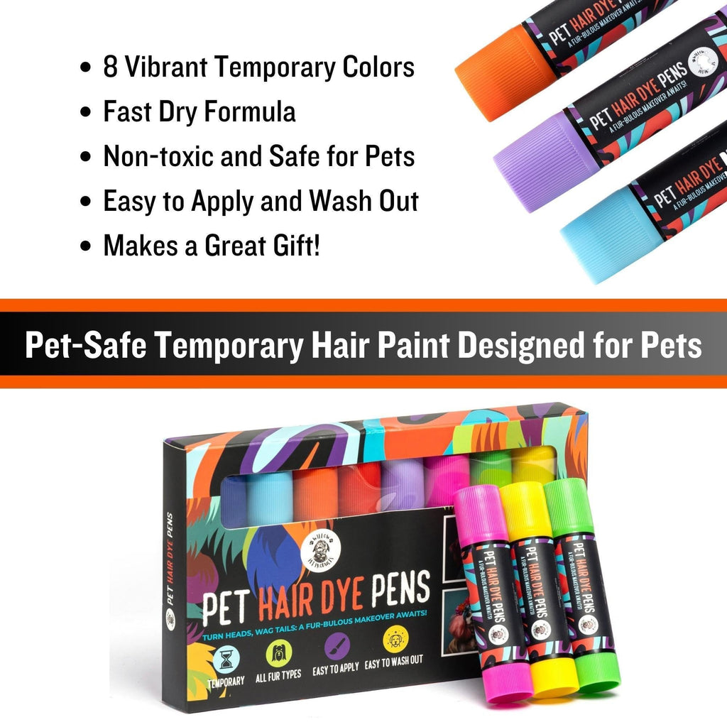 Non - Toxic Dog Hair Dye — 8 Colors - Mascotitas