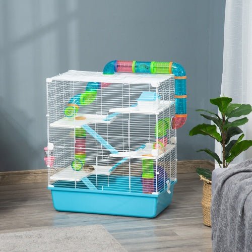 Oversized 23 Hamster Cage With Tube And Tunnel - Mascotitas