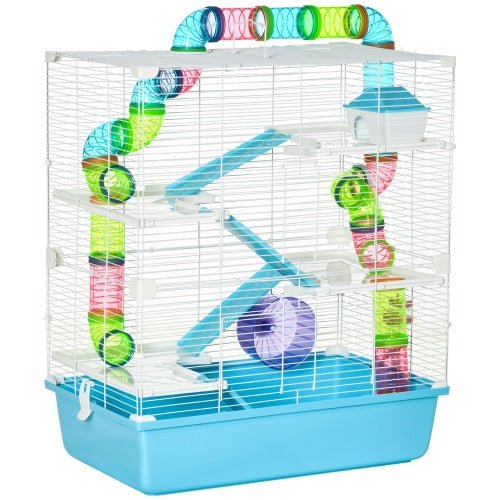 Oversized 23 Hamster Cage With Tube And Tunnel - Mascotitas
