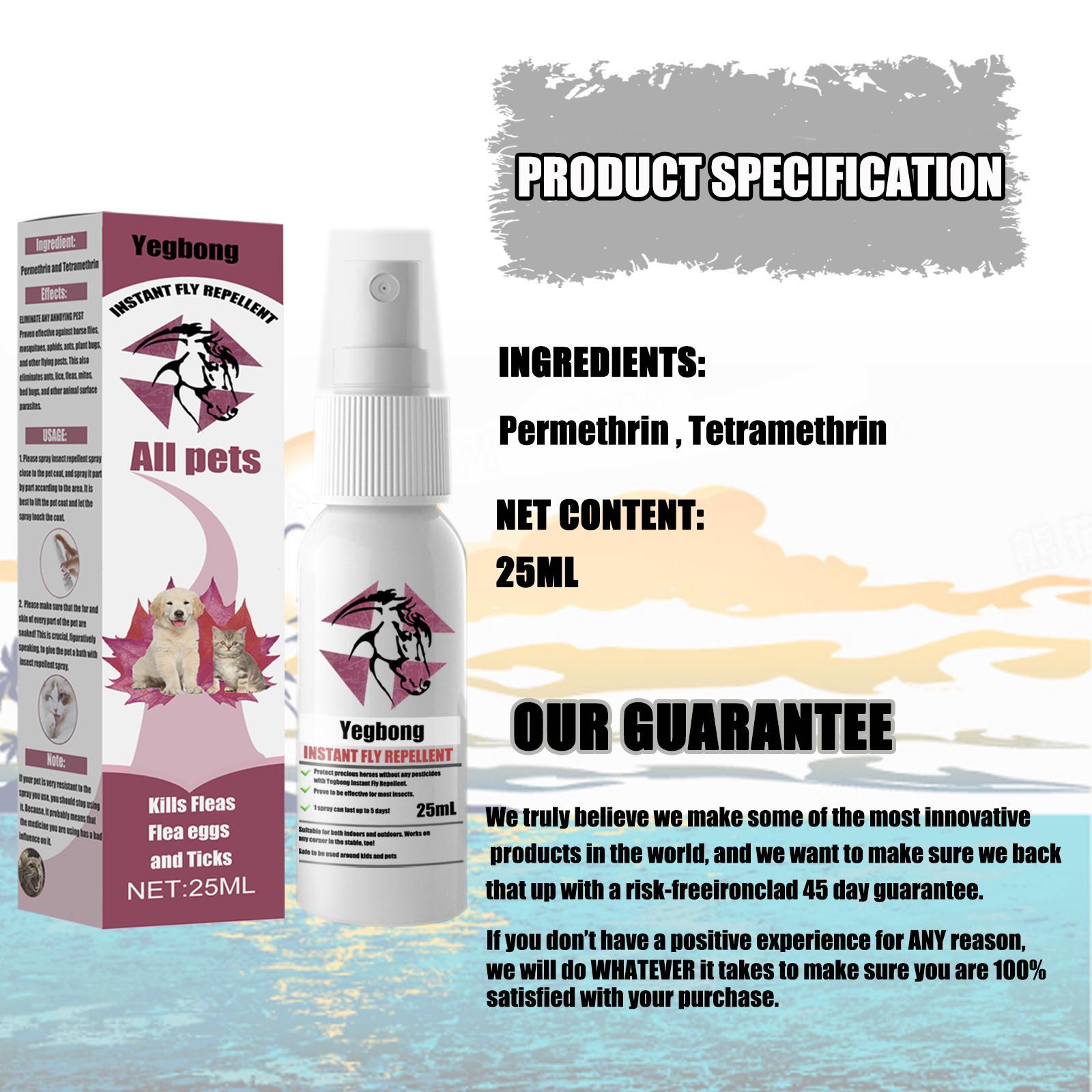 Pet Deworming, Flea And Tick Removal, Itching Spray For Cats And Dogs - Mascotitas