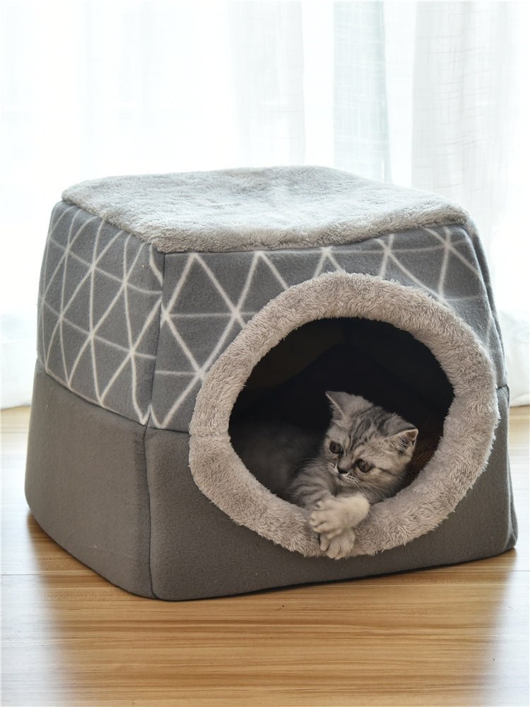 Pet Dog and Cat Bed Villa - Dual Use Space Capsule - Mascotitas