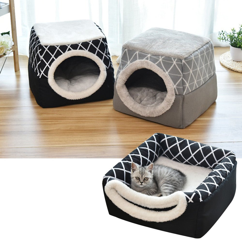 Pet Dog and Cat Bed Villa - Dual Use Space Capsule - Mascotitas