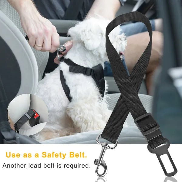 Pet Dog Seat Belt Leash Adjustable Pet Dog Cat - Mascotitas