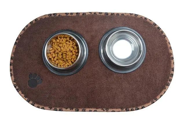 Pet Food Mat, Non - Slip & Washable for Cats and Dogs - Mascotitas
