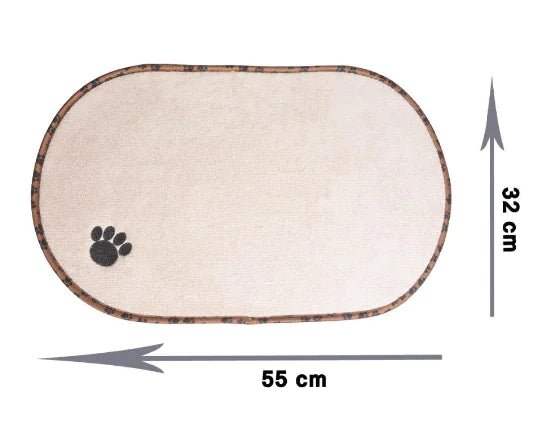 Pet Food Mat, Non - Slip & Washable for Cats and Dogs - Mascotitas