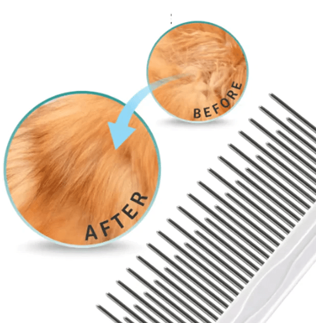Pet Grooming Needle Comb for Cleaning Fur (Single Piece) - Mascotitas
