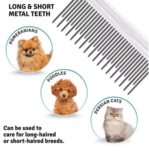 Pet Grooming Needle Comb for Cleaning Fur (Single Piece) - Mascotitas