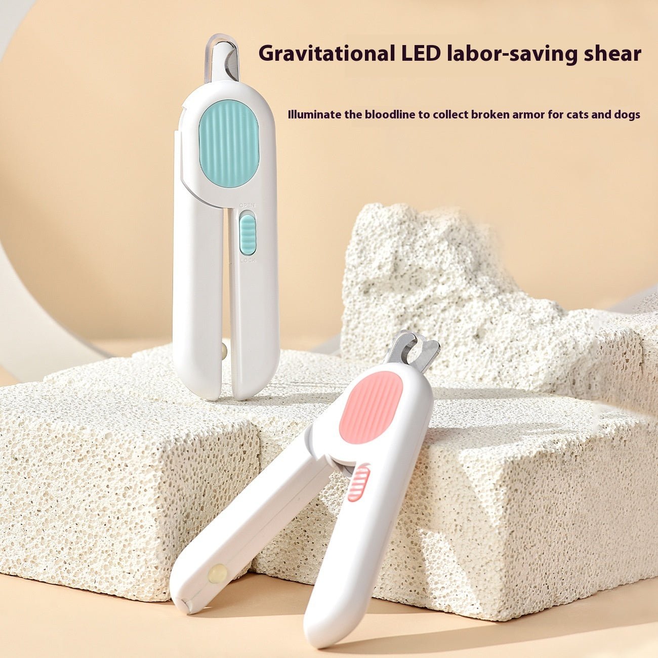 Pet LED Labor - saving Cat Nail Scissors - Mascotitas