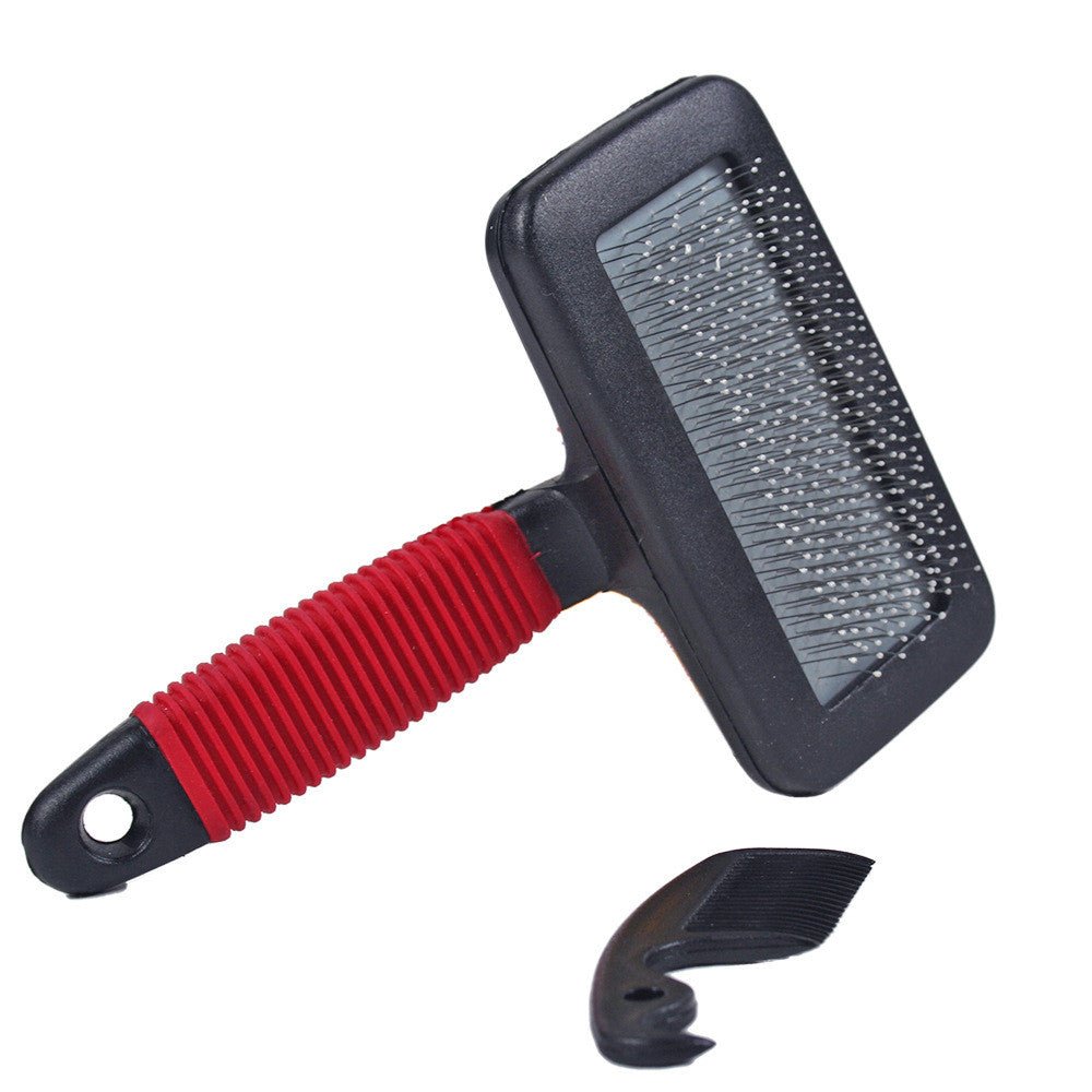 Pet Massage Steel Needle Comb Handle - Mascotitas