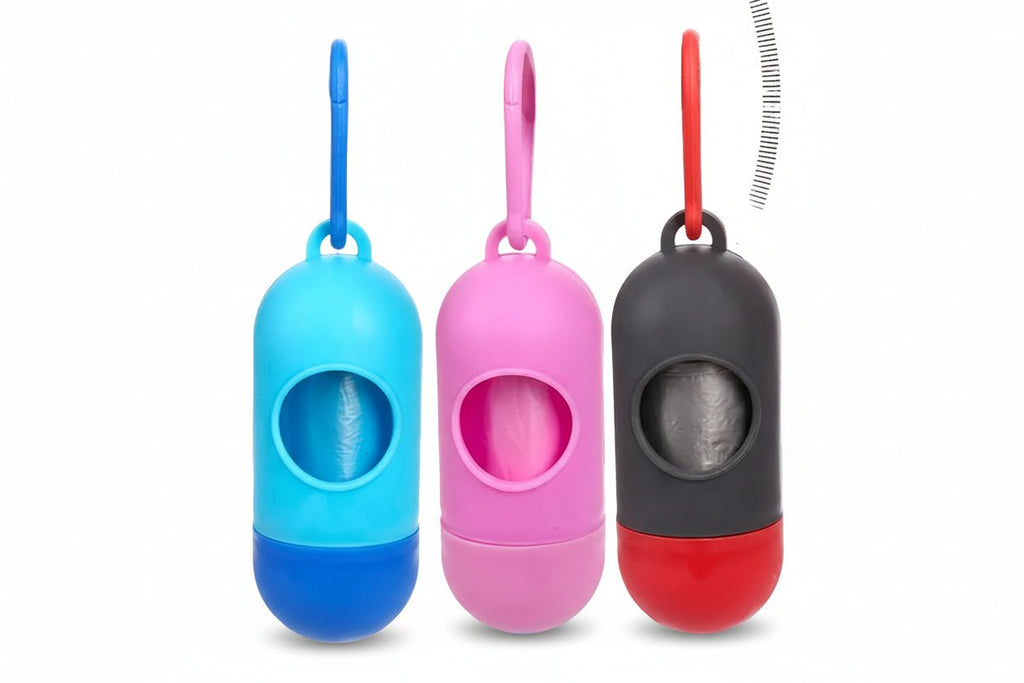 Poop bags with dispenser