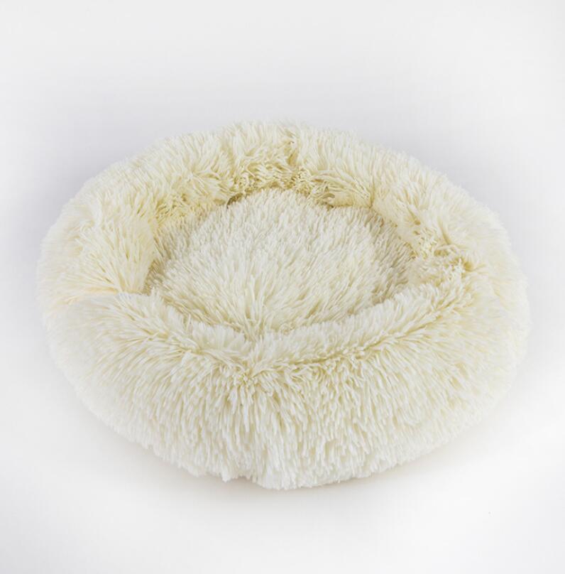 Round plush beds for small dogs and cats - Mascotitas
