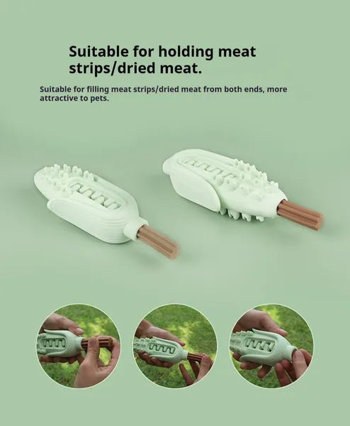 Silicone Corn Chew Toy for Dogs — All Sizes - Mascotitas
