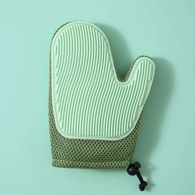 Silicone Massage Gloves and Pet Hair Removal Brushes - Mascotitas