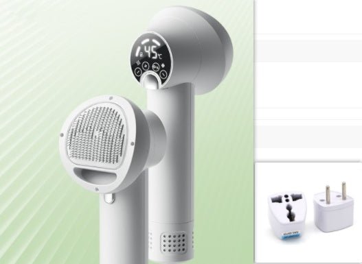 Smart Pet Hair Dryer Dog Golden Retriever Cat Grooming Hairdressing Blow & Comb Silent No Harm Pet Cleaning Supplies Pet Products - Mascotitas