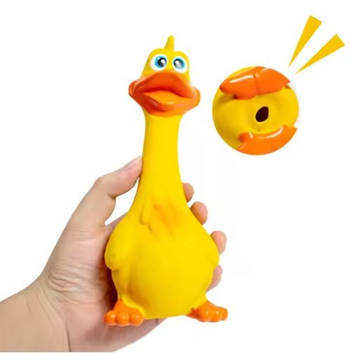 Squeaky Duck Chew Toy for Dogs - Mascotitas