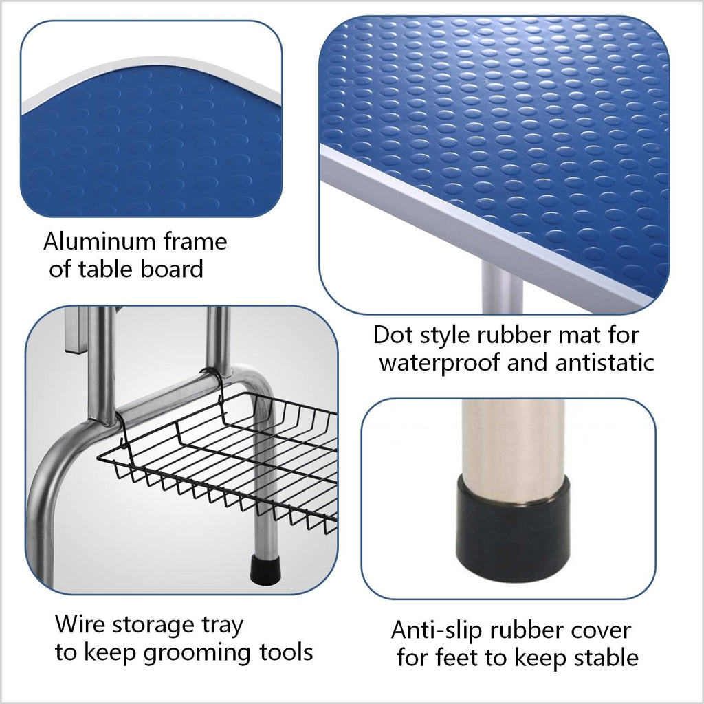 Stainless Steel Folding Dog Pet Grooming Table Table - Mascotitas