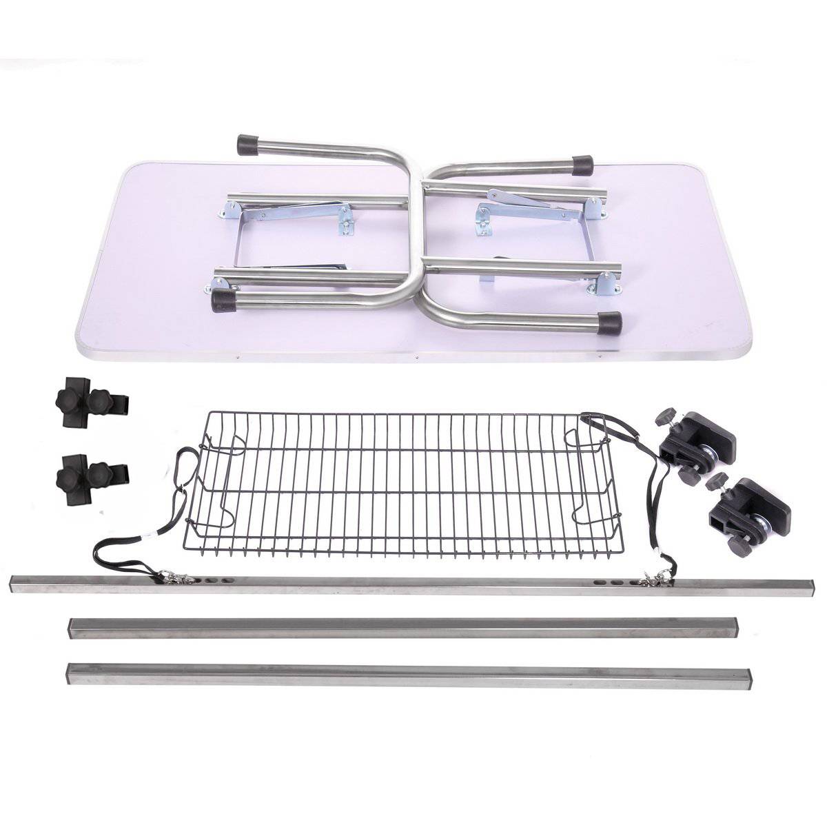 Stainless Steel Folding Dog Pet Grooming Table Table - Mascotitas