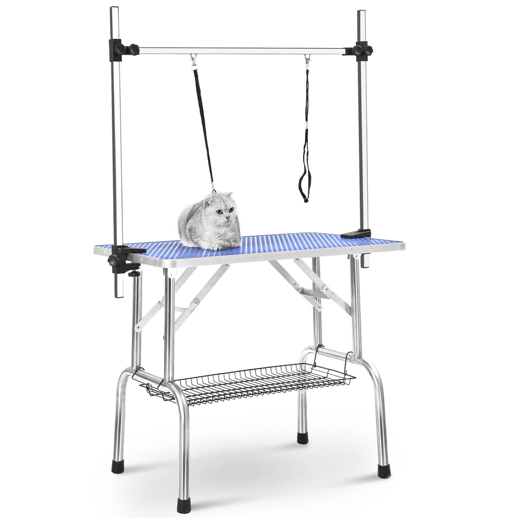 Stainless Steel Folding Dog Pet Grooming Table Table - Mascotitas