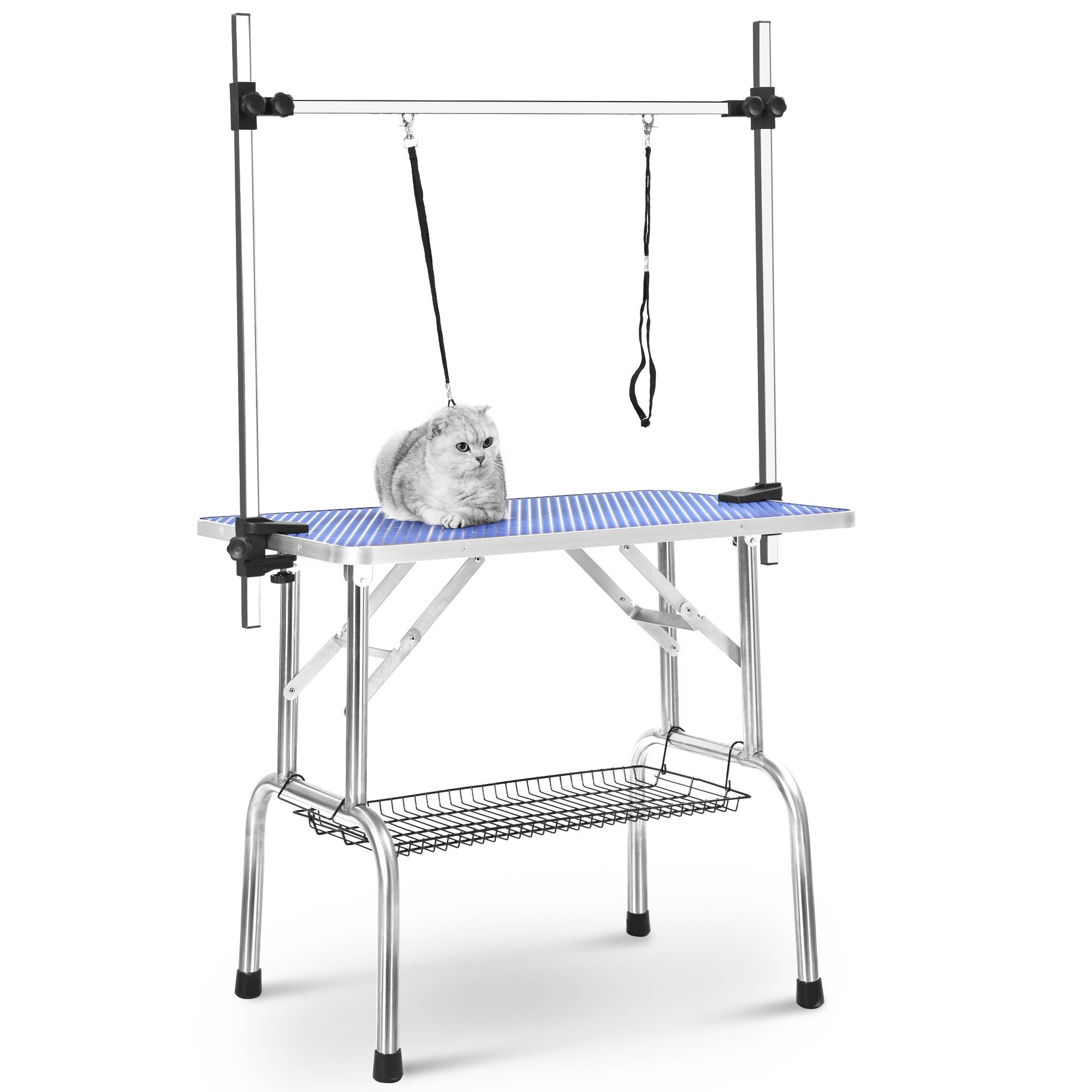 Stainless Steel Folding Dog Pet Grooming Table Table - Mascotitas