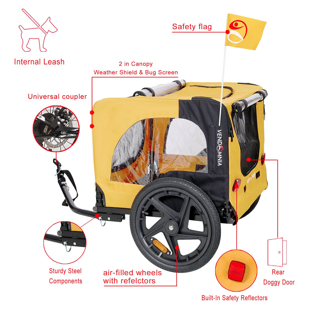 Stroller Dog Carrier With Bicycle Tow - Mascotitas