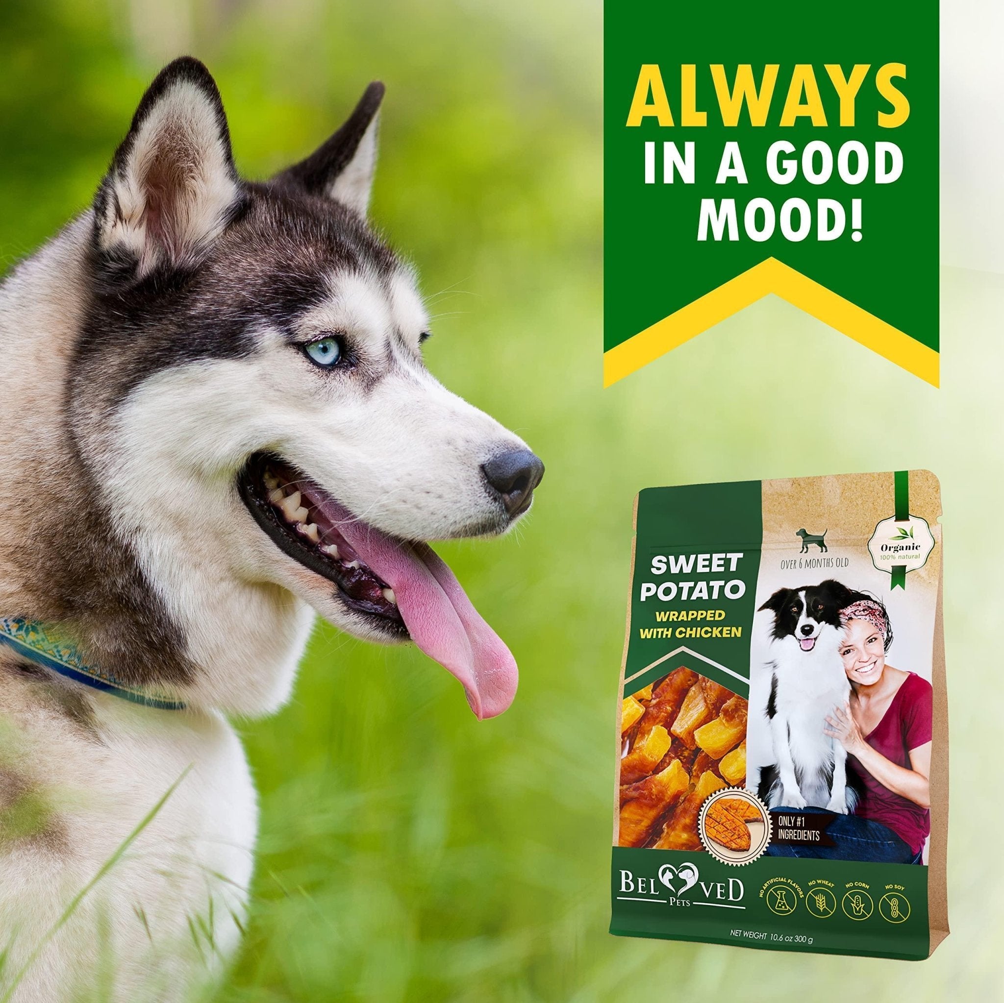 Sweet Potato & Chicken Chews — Grain Free - Mascotitas