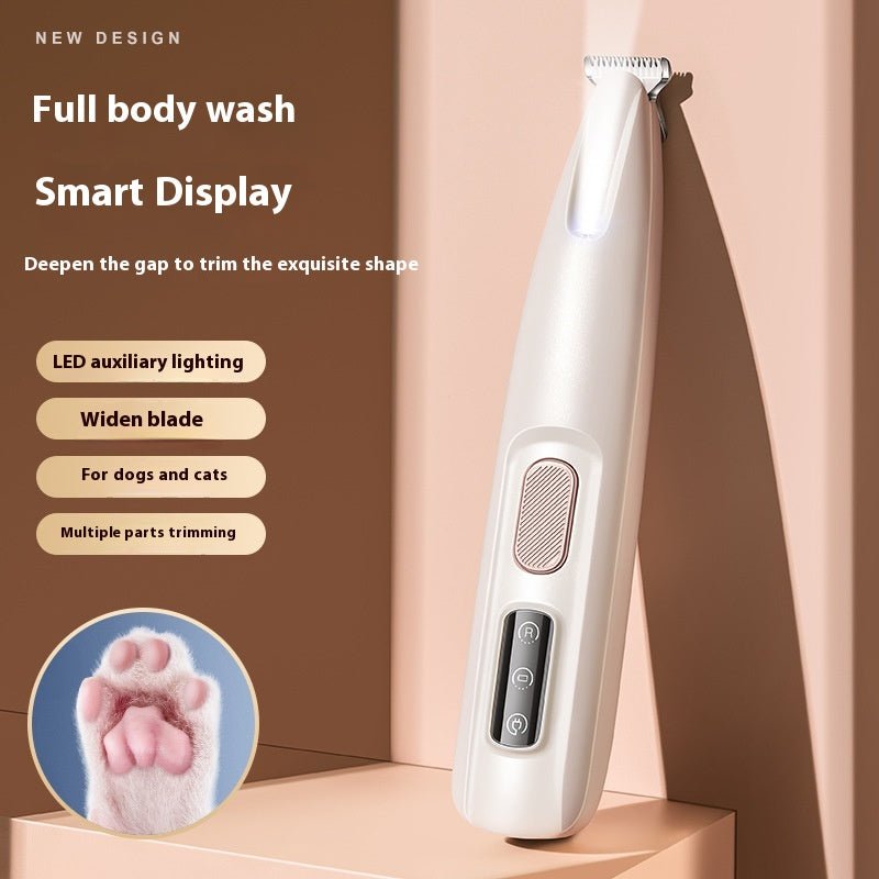 Waterproof Pet Paw Trimmer with LED Display - Mascotitas