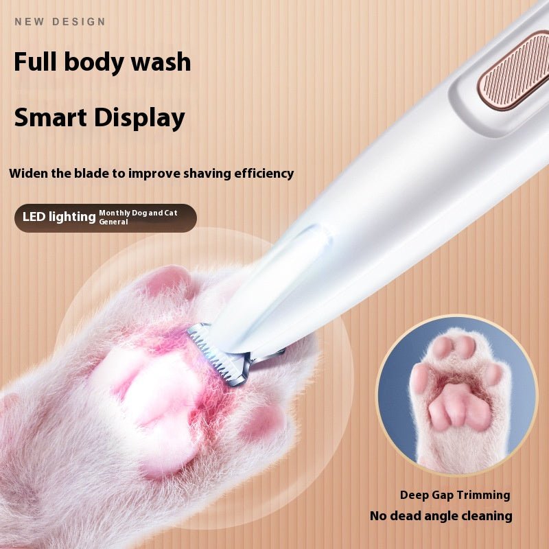 Waterproof Pet Paw Trimmer with LED Display - Mascotitas