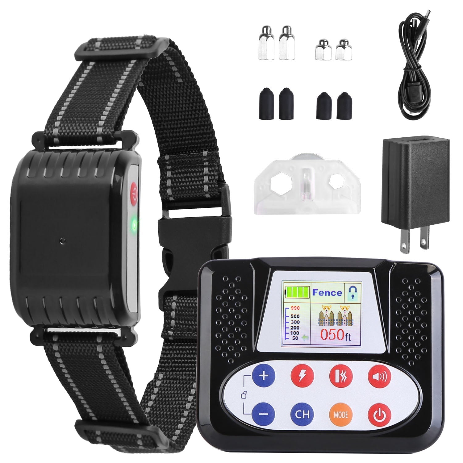Wireless Dog Fence & Training Collar System - Mascotitas