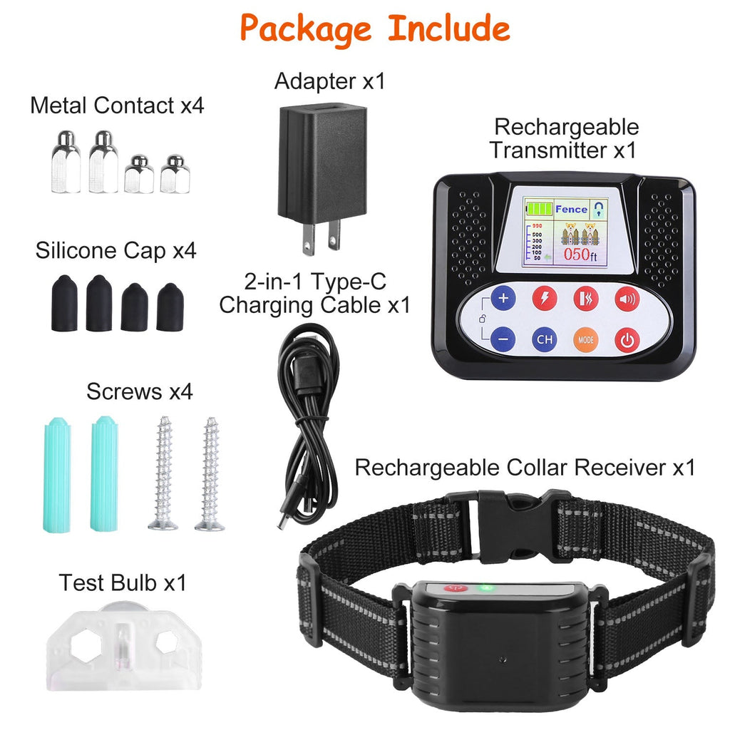 Wireless Dog Fence & Training Collar System - Mascotitas