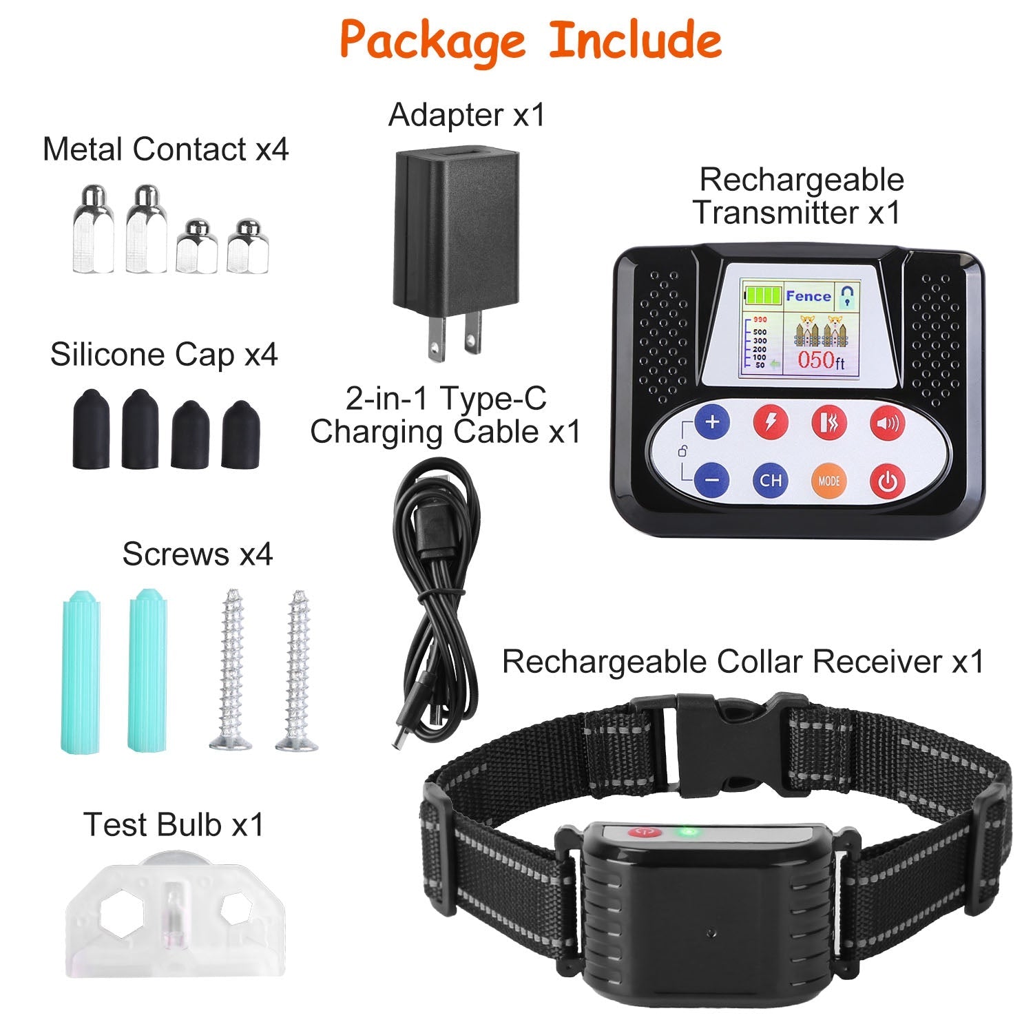Wireless Dog Fence & Training Collar System - Mascotitas